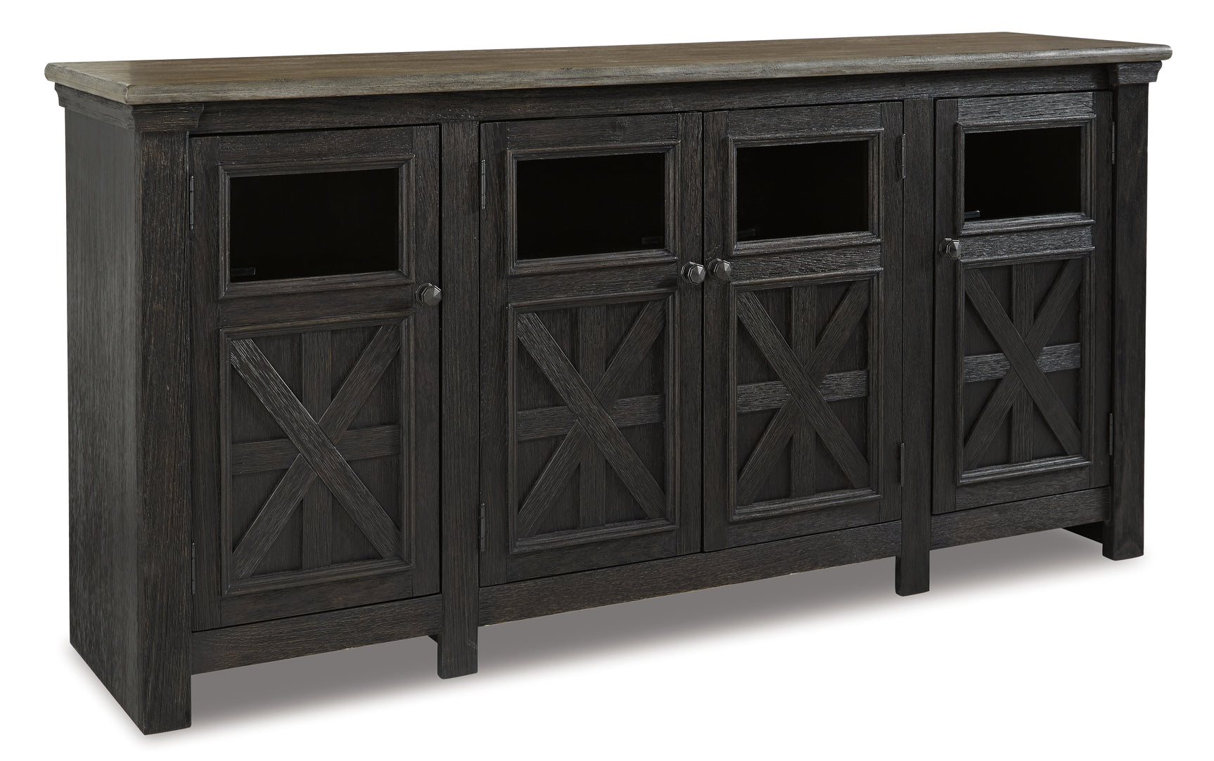 Tyler Creek 74" TV Stand - Tampa Furniture Outlet