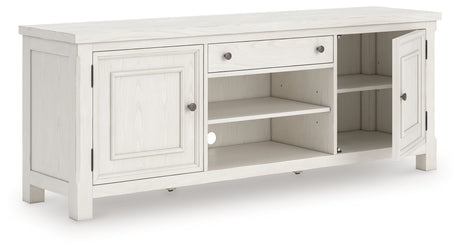 Tampa Furniture Outlet - Ashley Furniture - Robbinsdale 72" TV Stand - 72" / Antique White - W742-68