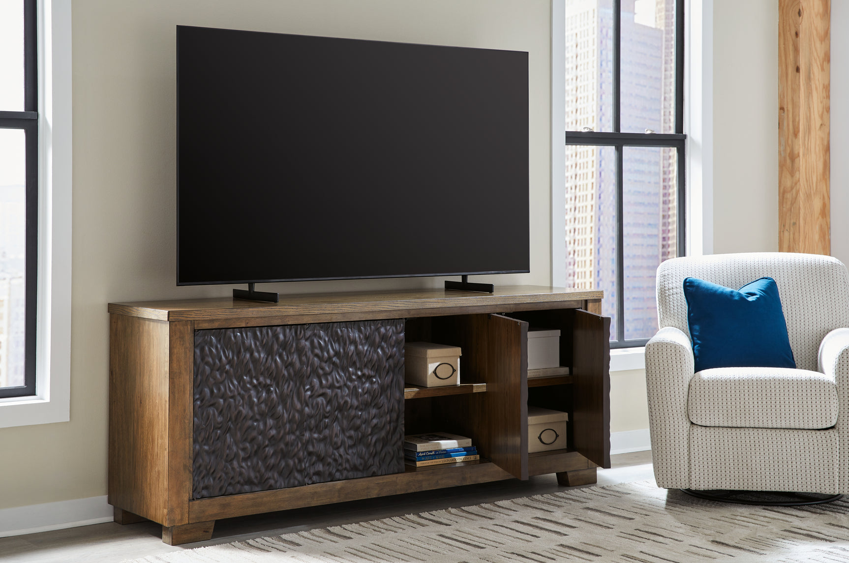 Rosswain 80" TV Stand - Tampa Furniture Outlet