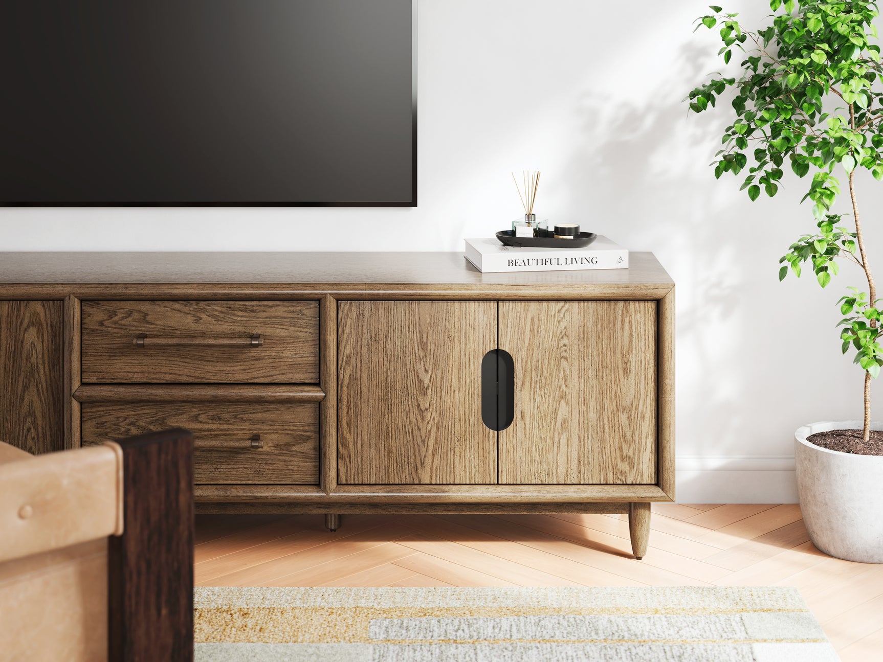 Roanhowe 85" TV Stand - Tampa Furniture Outlet