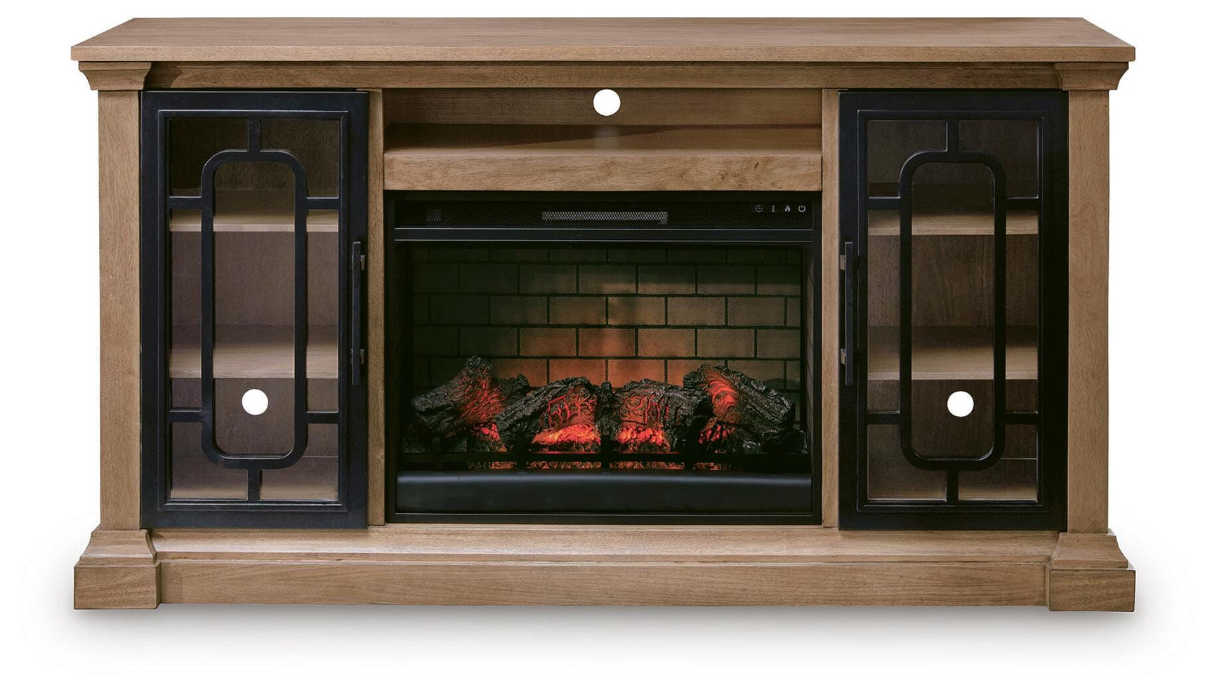 Wittenmyer 72" TV Stand with Electric Fireplace - Tampa Furniture Outlet