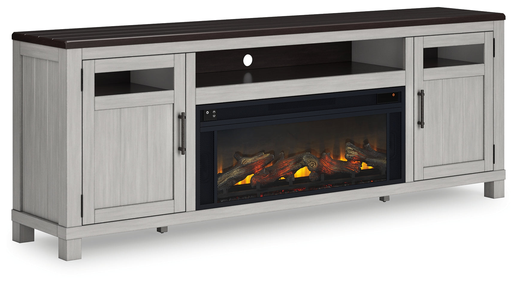 Darborn 88" TV Stand with Electric Fireplace - Tampa Furniture Outlet
