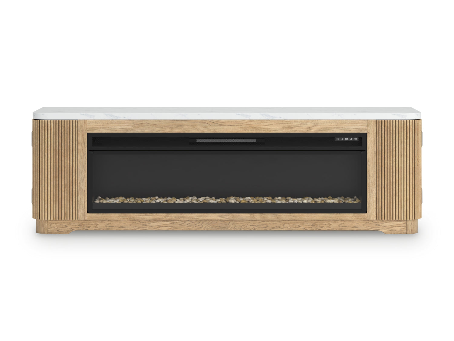 Camdill 80" TV Stand with Electric Fireplace