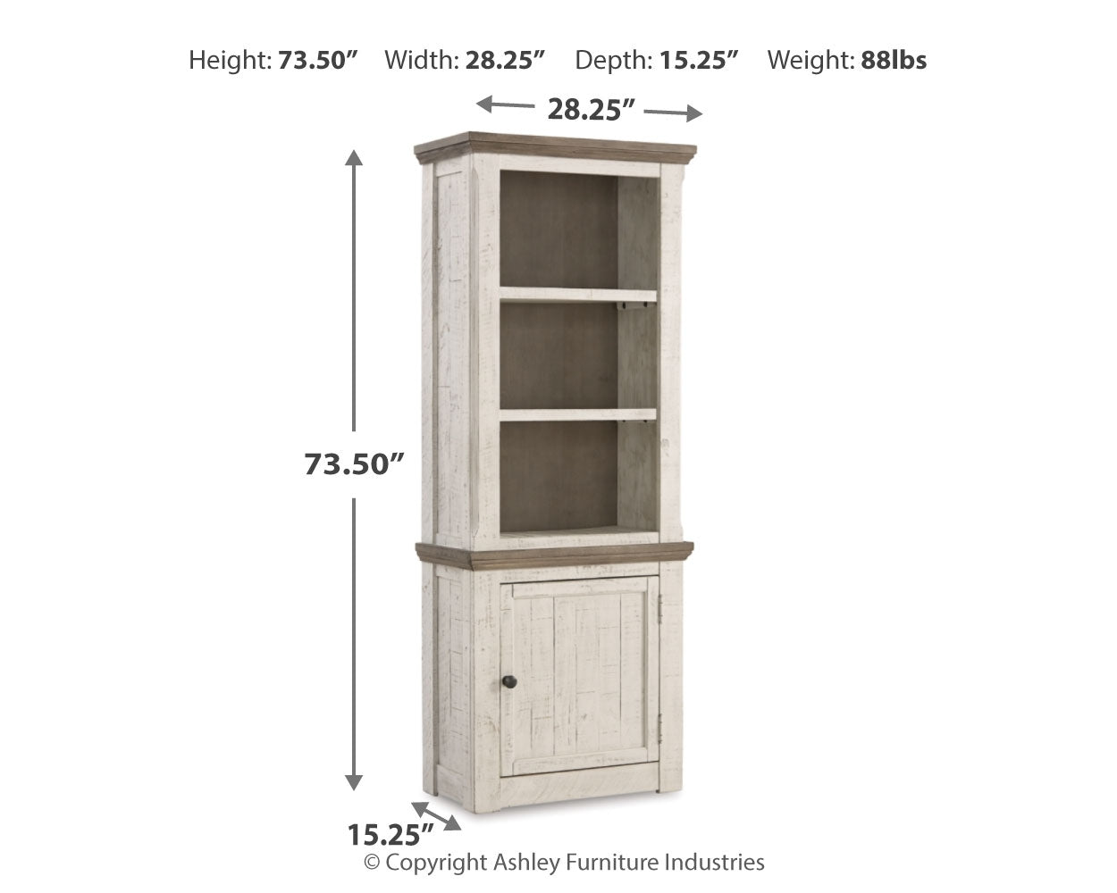 Havalance Right Pier Cabinet - Tampa Furniture Outlet