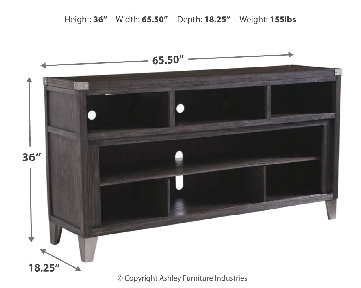 Todoe 65" TV Stand - Tampa Furniture Outlet