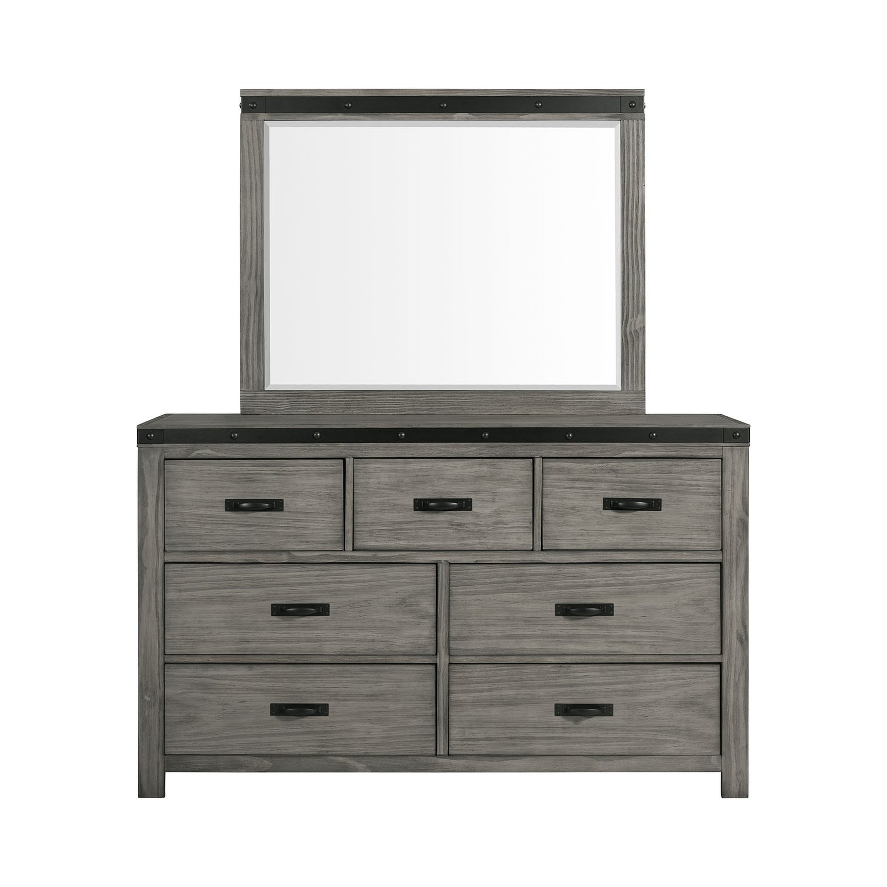Wade 7-Drawer Dresser & Mirror Set