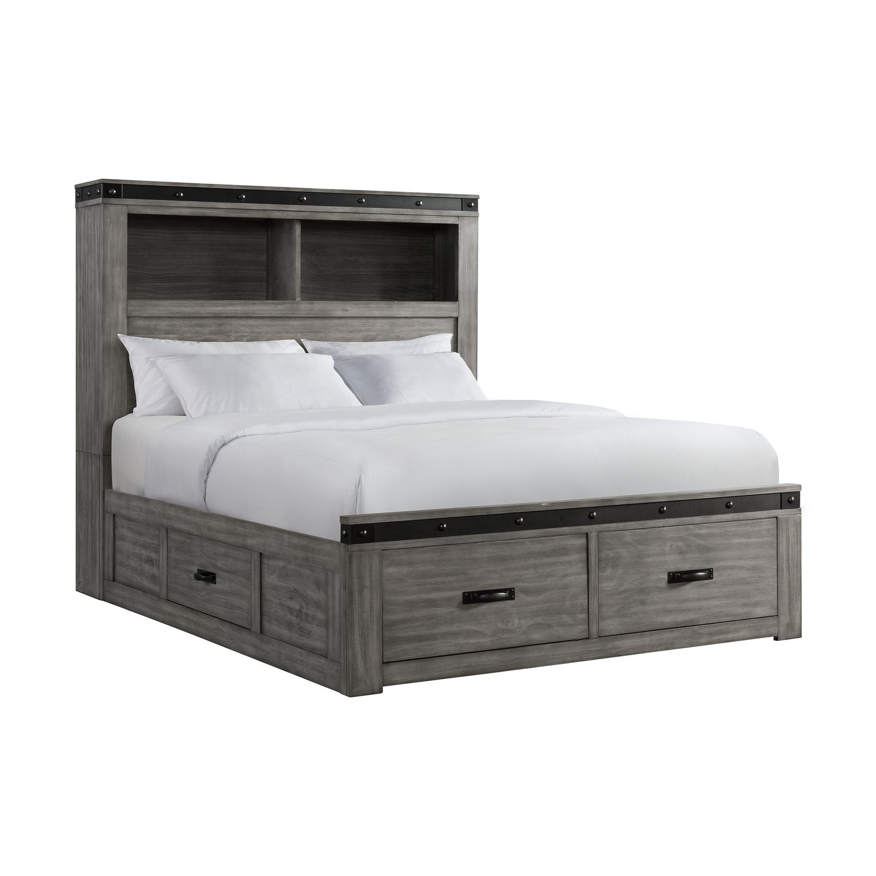 Wade Youth Full Platform Storage Bed - Tampa Furniture Outlet