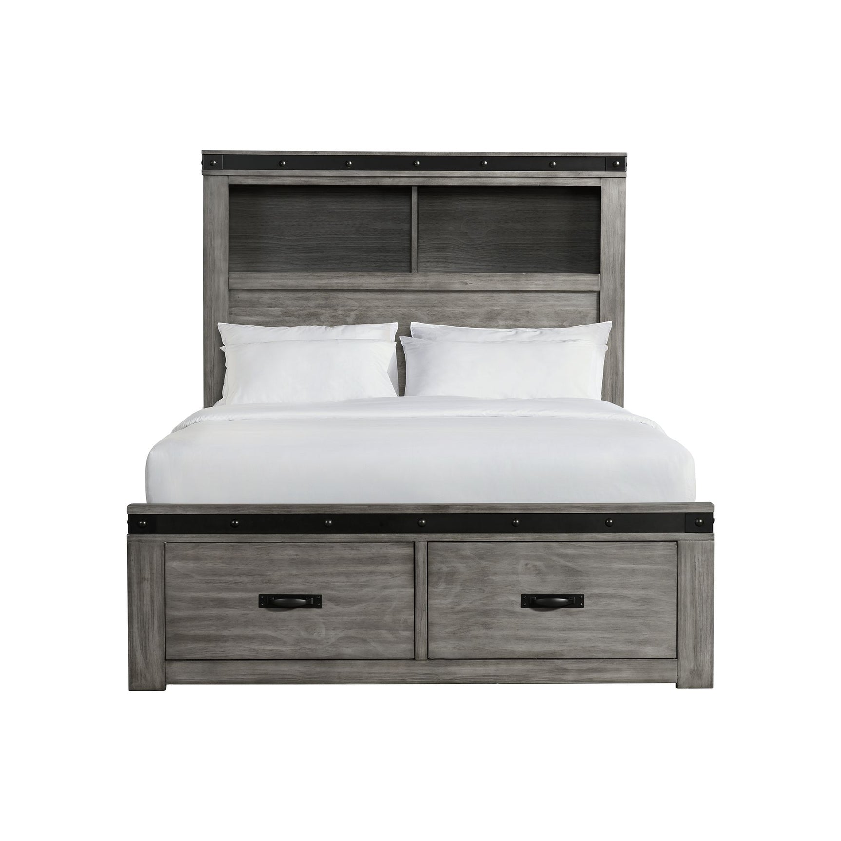 Wade Youth Full Platform Storage Bed - Tampa Furniture Outlet