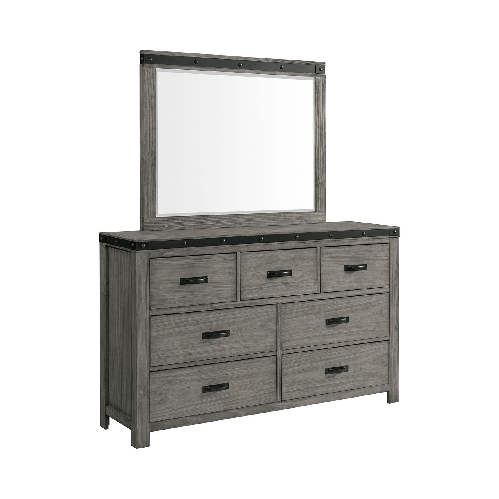 Wade 7-Drawer Dresser & Mirror Set