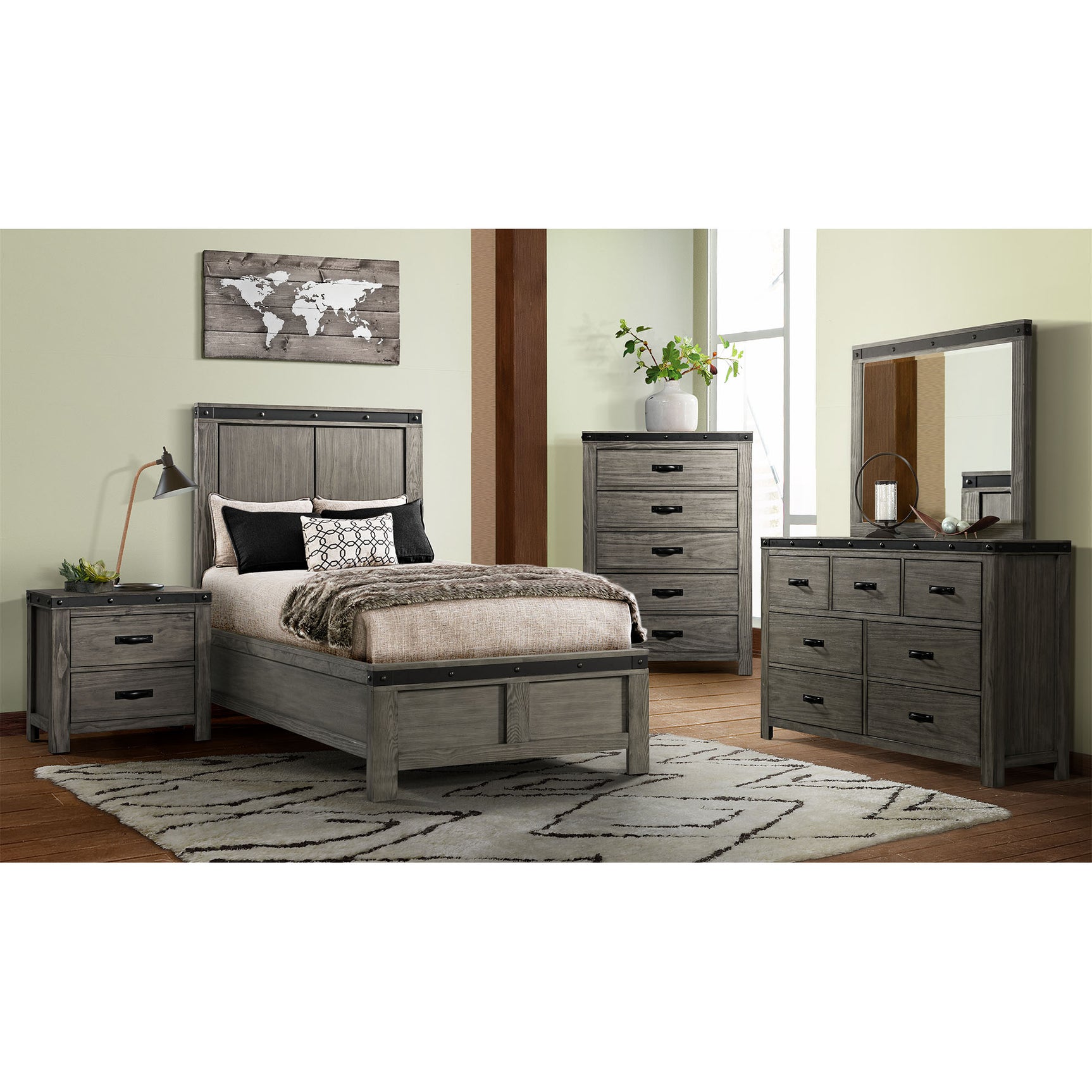 Wade Twin Bed – SKU WE670TB | Elements