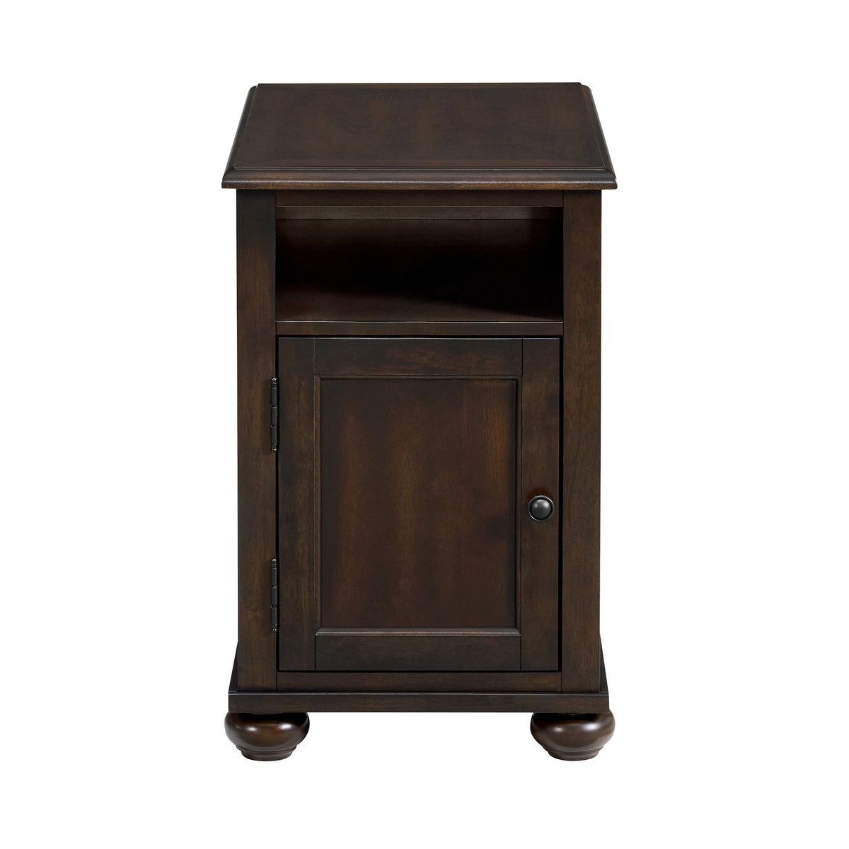 Wagner Chairside Table with USB in Cherry