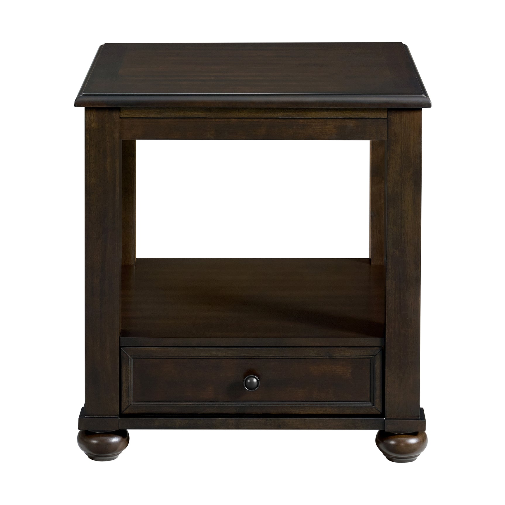 Wagner End Table in Cherry - Tampa Furniture Outlet