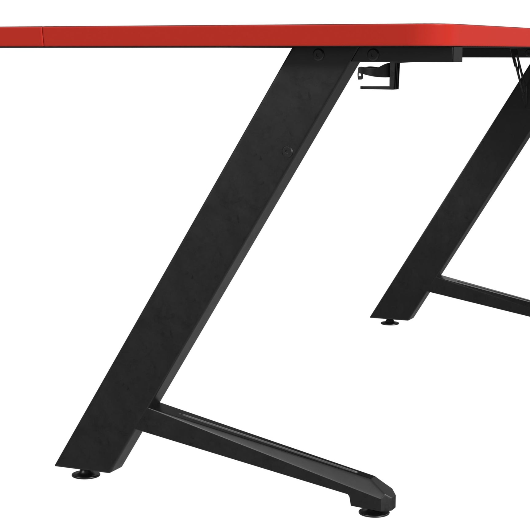 Waterside L shape Desk in Black - Tampa Furniture Outlet