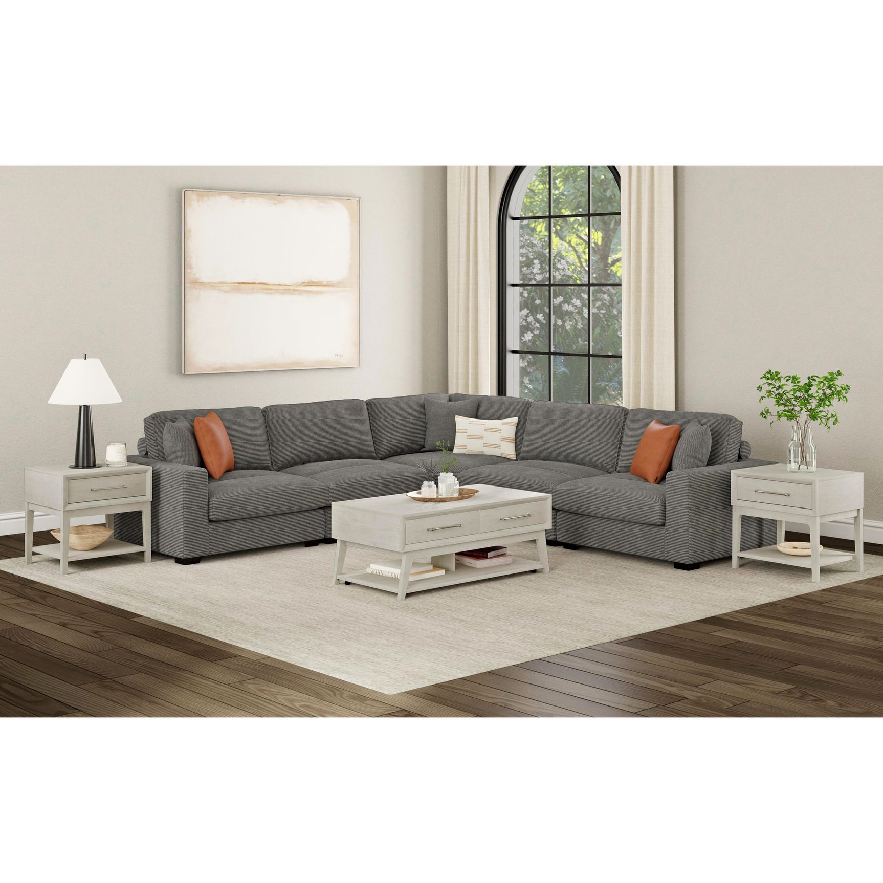 Westland End Table in Almond – SKU T-13000-6-ET | Elements