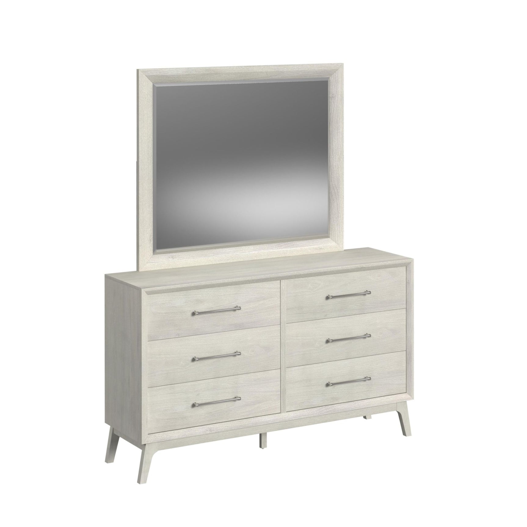Westland Dresser and Mirror Set in Almond