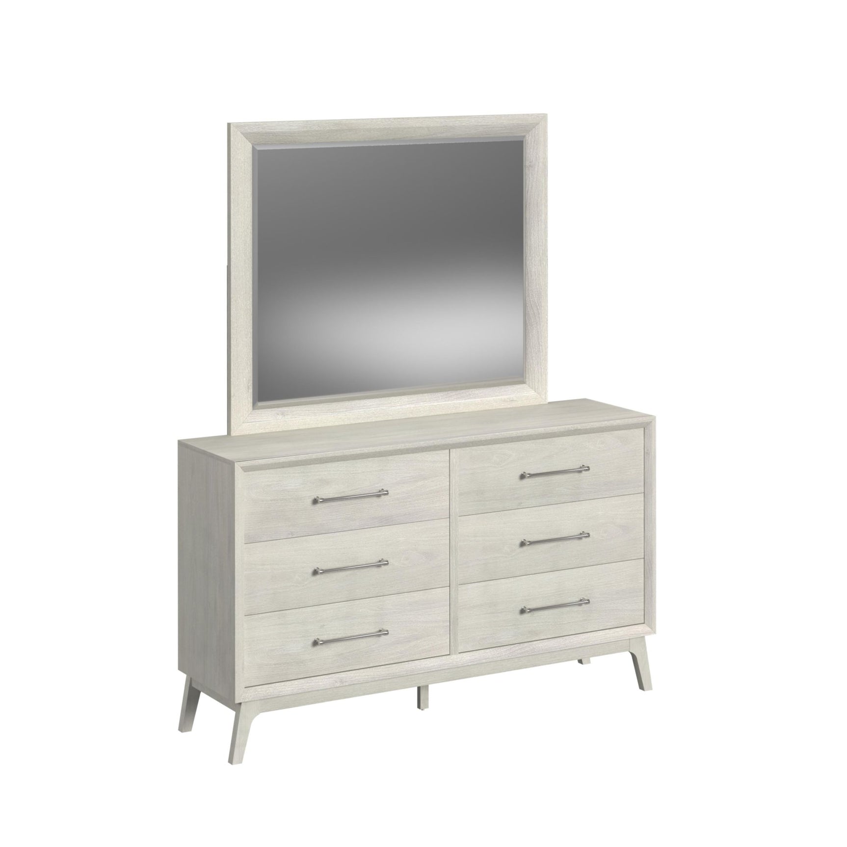 Westland Dresser and Mirror Set in Almond - Tampa Furniture Outlet