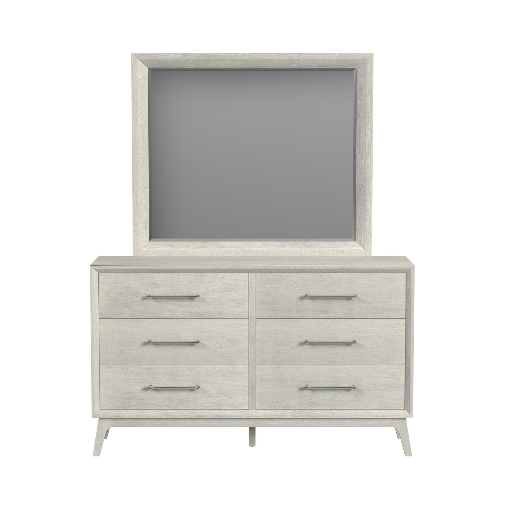 Westland Dresser and Mirror Set in Almond