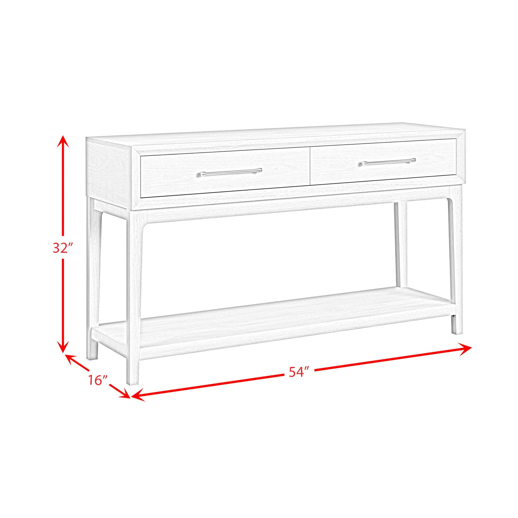Westland Sofa Table in Almond - Tampa Furniture Outlet