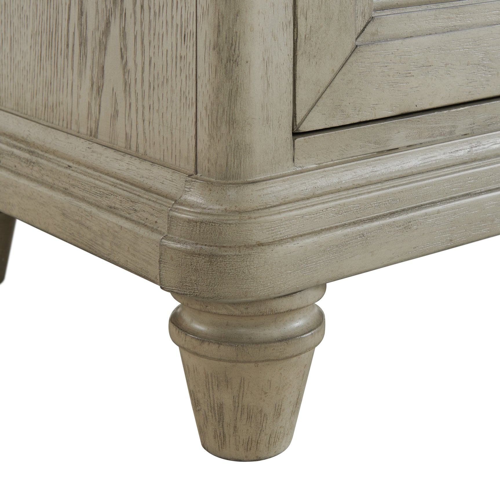 Whit-Ash 5-Drawer Door Chest in Light Grey - Tampa Furniture Outlet