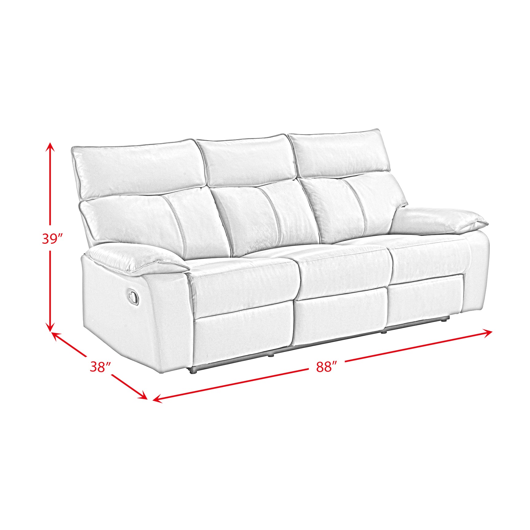 Wildcat Motion Sofa in Aviarah Grey - Tampa Furniture Outlet