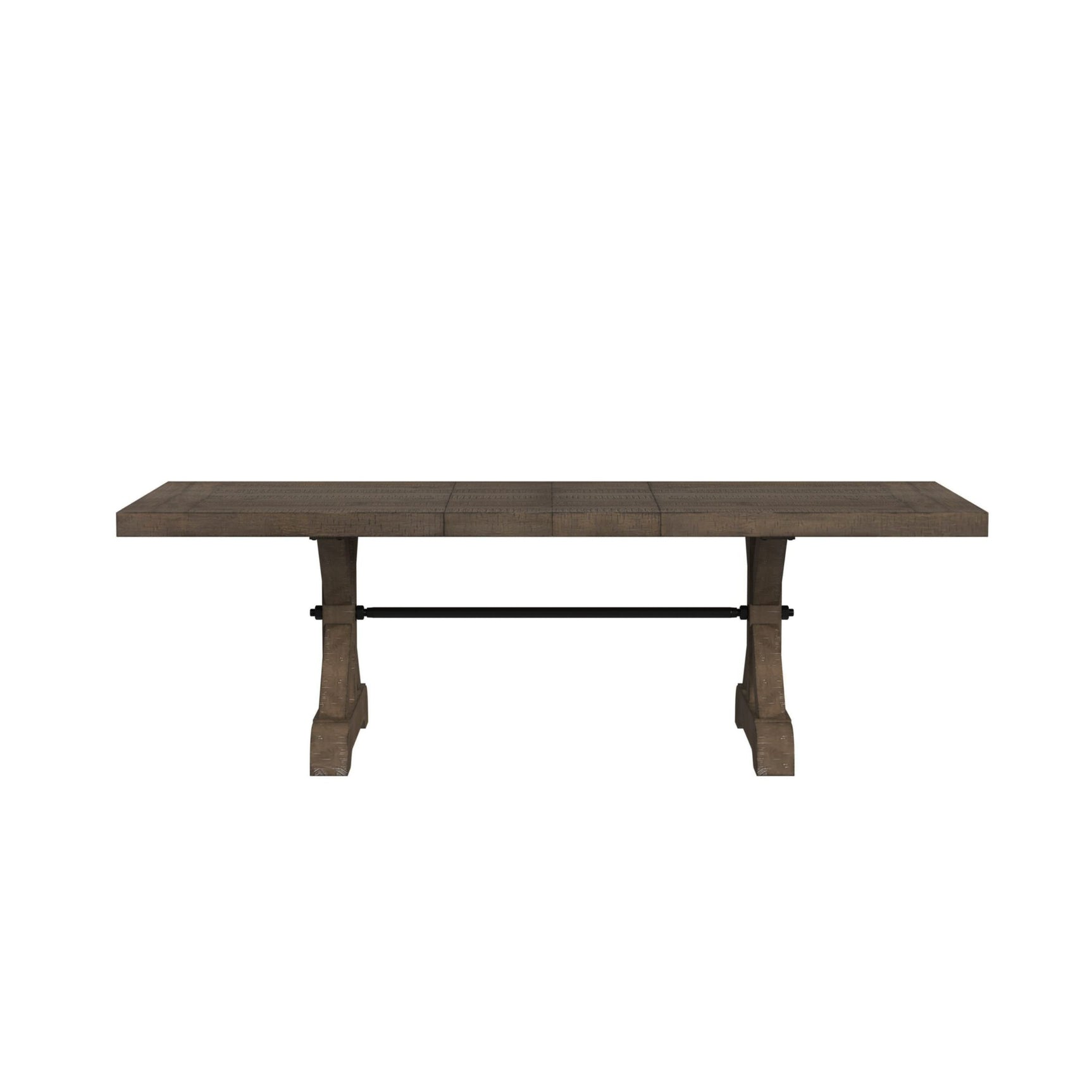 Yellowstone Dining Table with 2x12" Leaves in Medium Brown