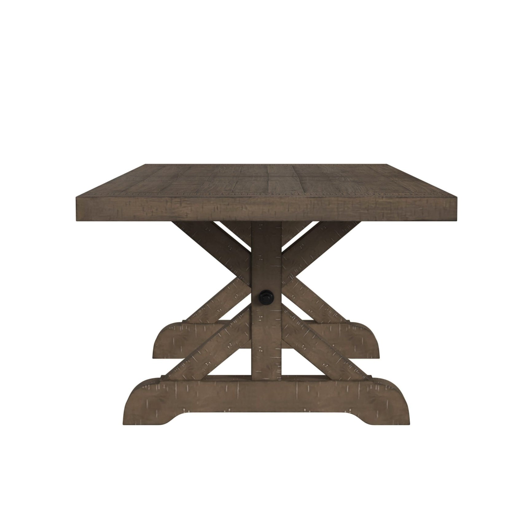 Yellowstone Dining Table with 2x12" Leaves in Medium Brown - Tampa Furniture Outlet