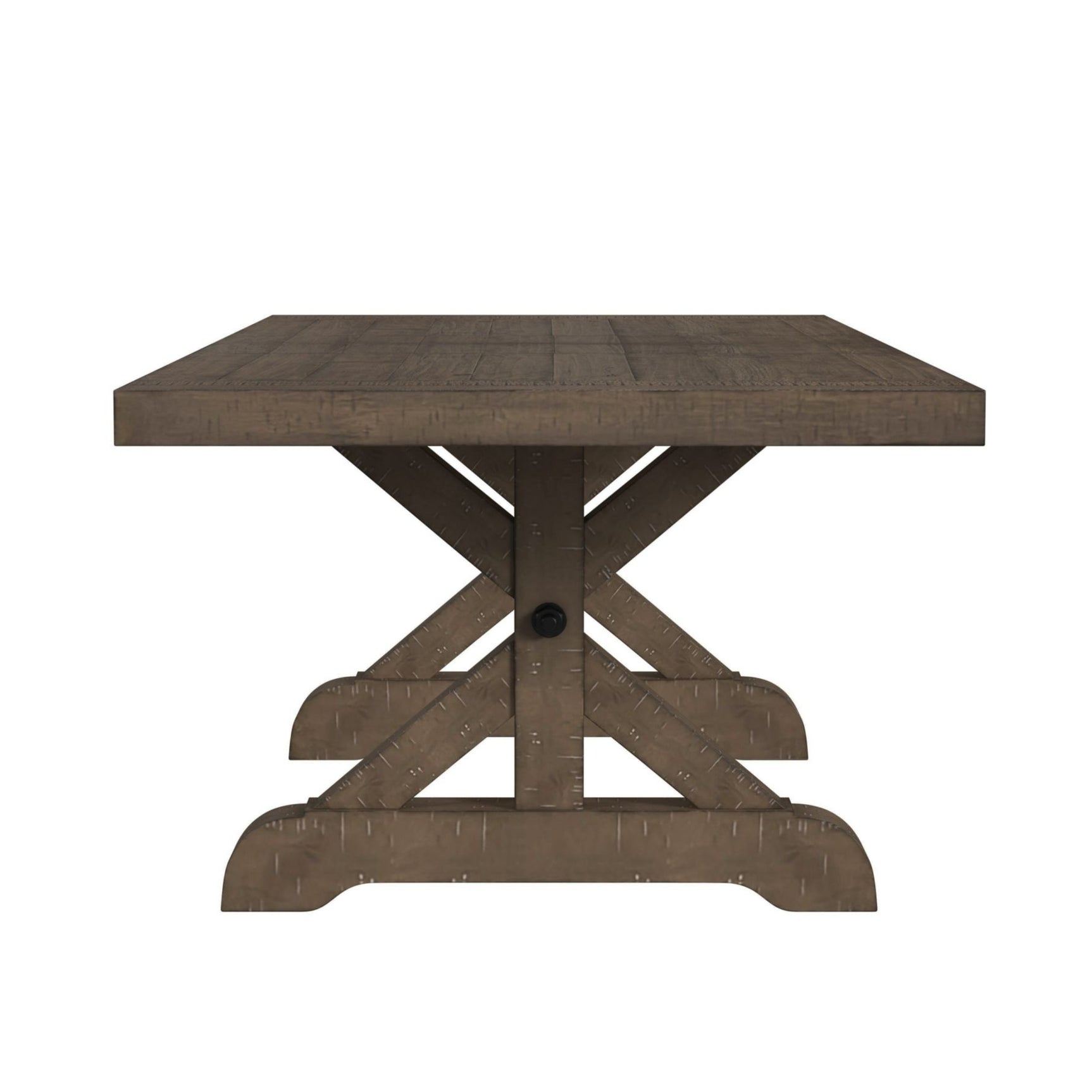 Yellowstone Dining Table with 2x12" Leaves in Medium Brown