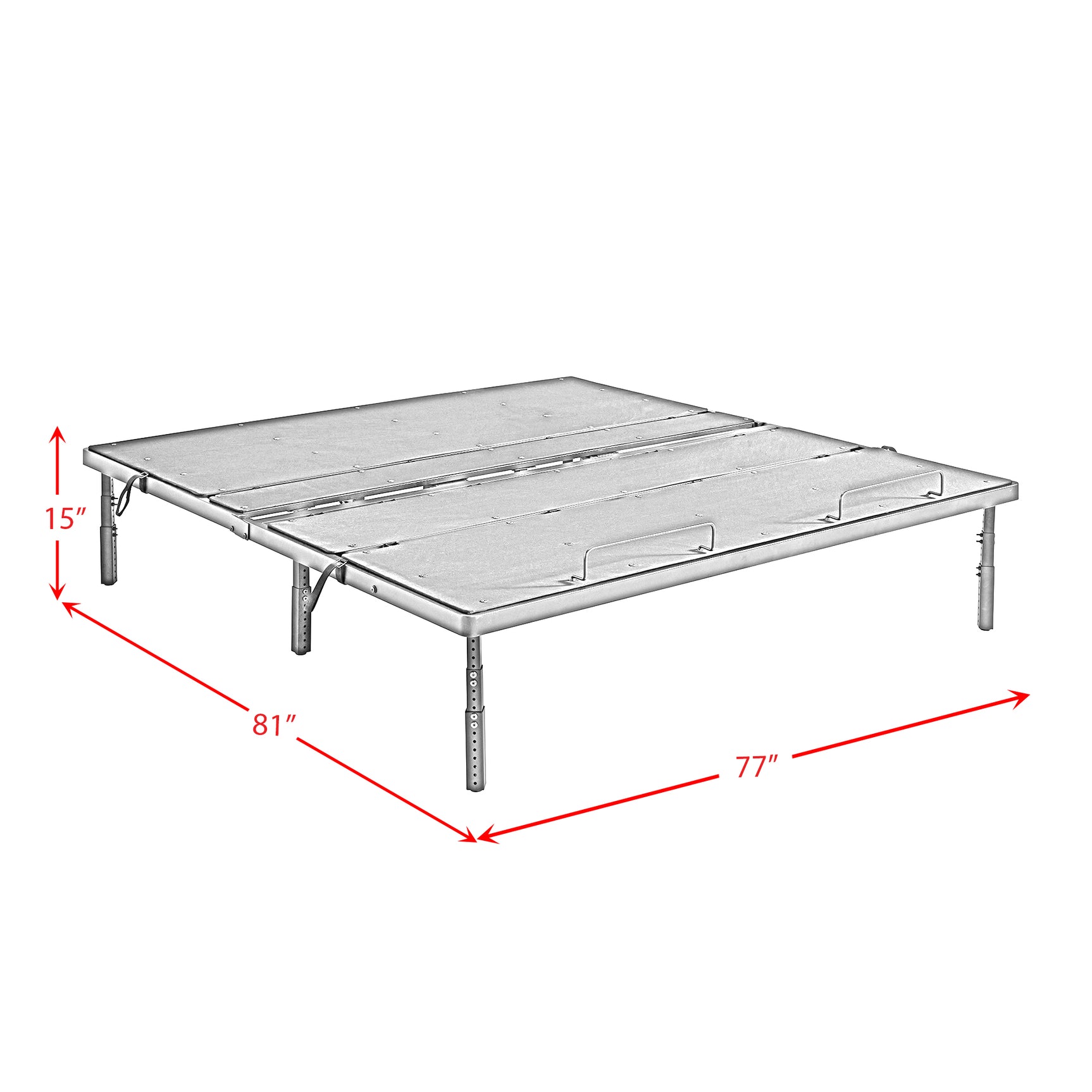 Z Base Pro King Adjustable Bed with Head and Foot Incline