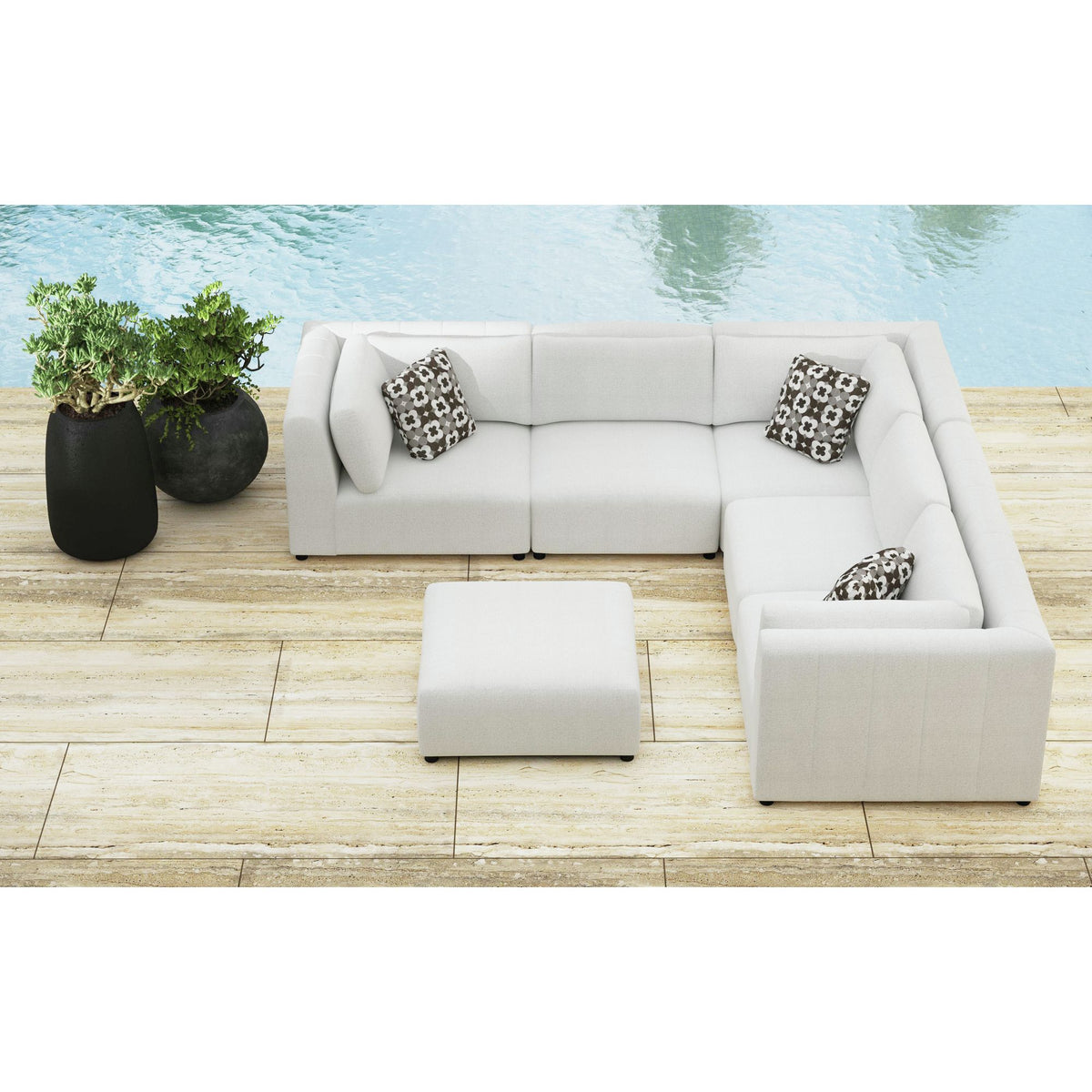 Zandara Modular Corner - Olefin Beige – SKU O-16240-10311-210 | Elements