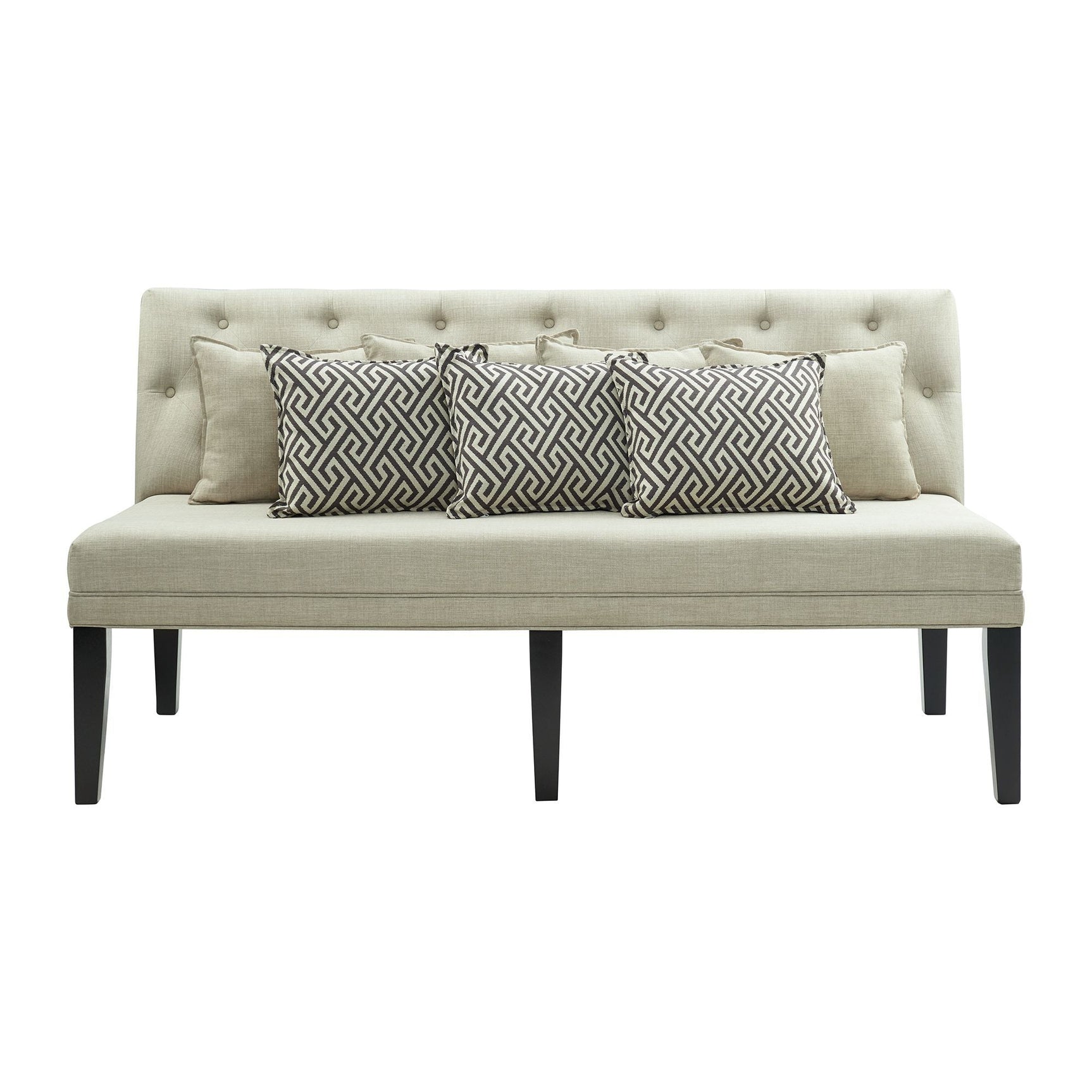Maddox - Sofa With Seven Pillows - Beige - Tampa Furniture Outlet