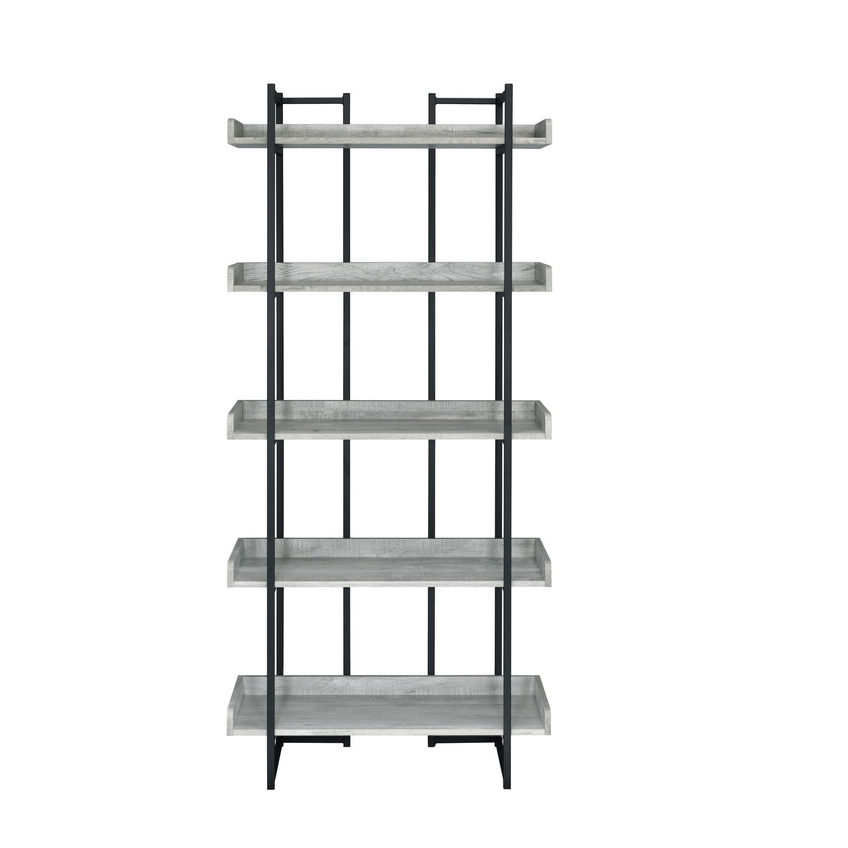 Preston - Bookshelf - Gray - Tampa Furniture Outlet