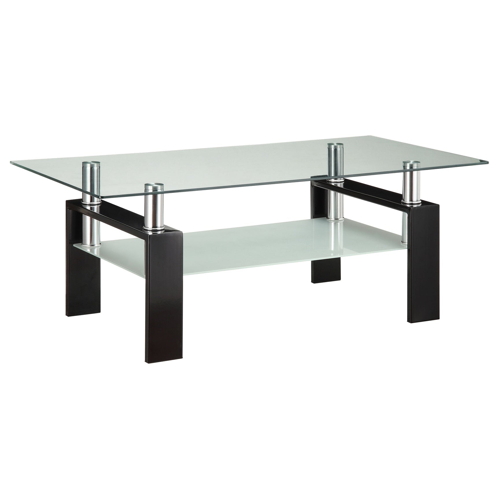 Dyer 2-piece Rectangular Coffee and End Table Set Black - Tampa Furniture Outlet