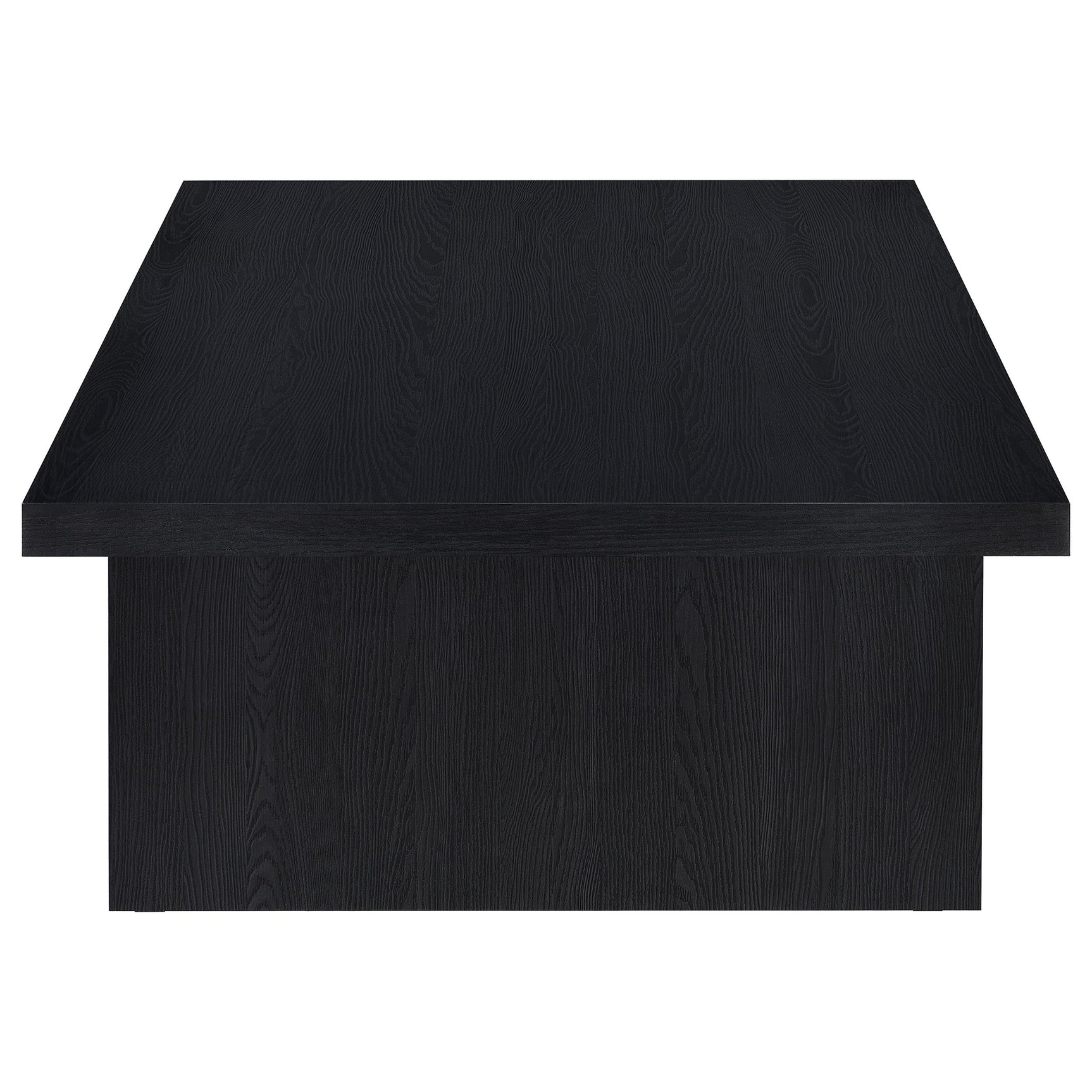 Max Rectangular Engineered Laminate Coffee Table Black - Tampa Furniture Outlet