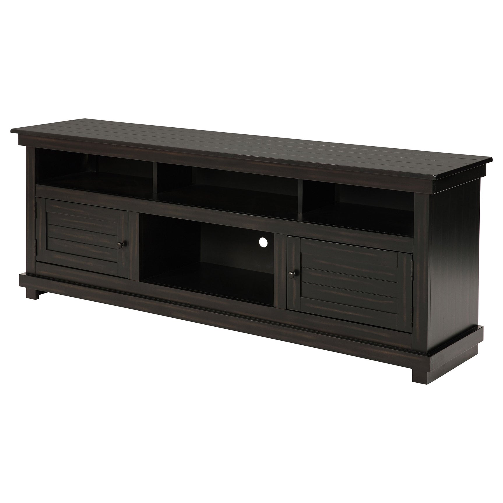 Payne 70-inch TV Stand Media Console Java - Tampa Furniture Outlet