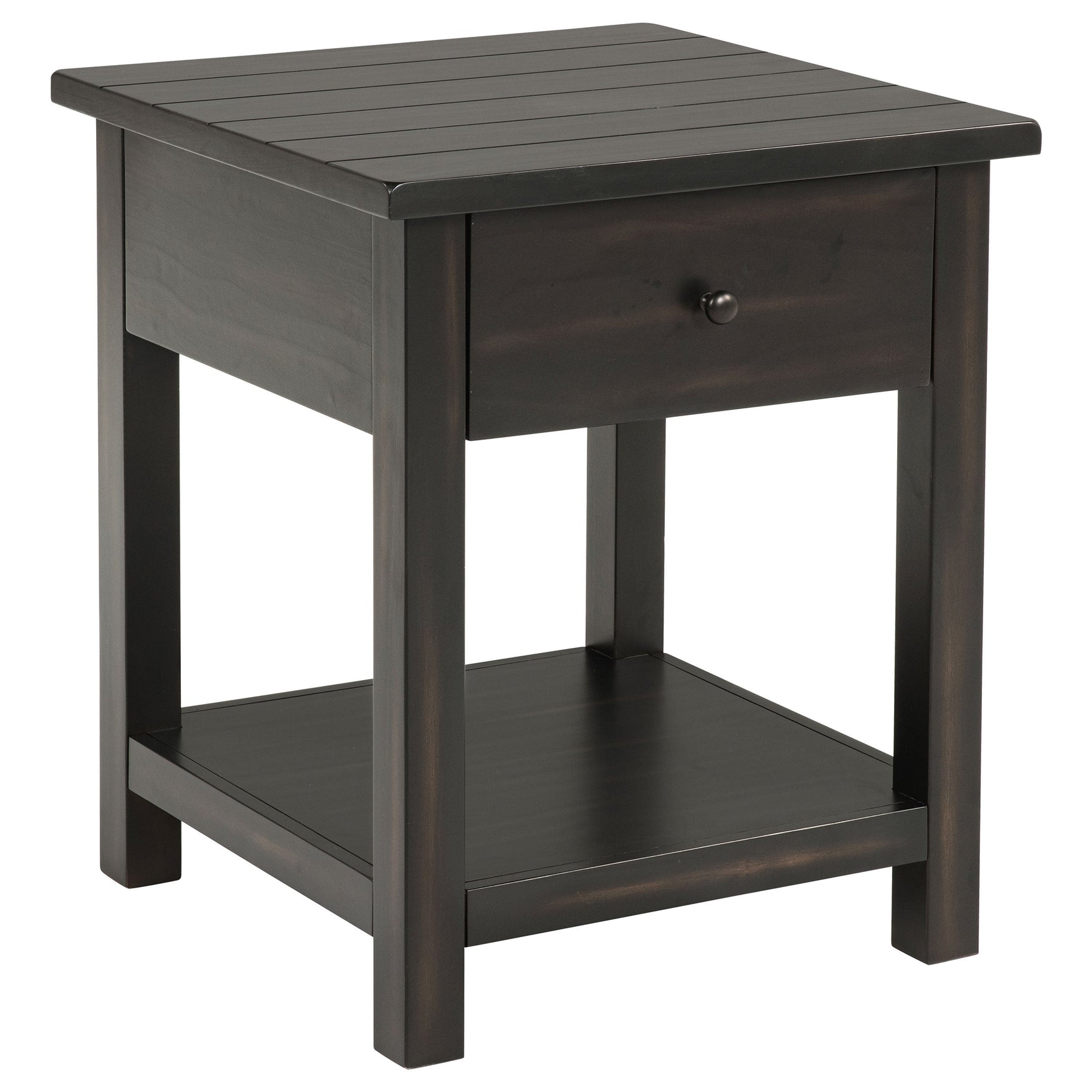 Payne 3-piece Coffee and 1-drawer End Table Set Java - Tampa Furniture Outlet