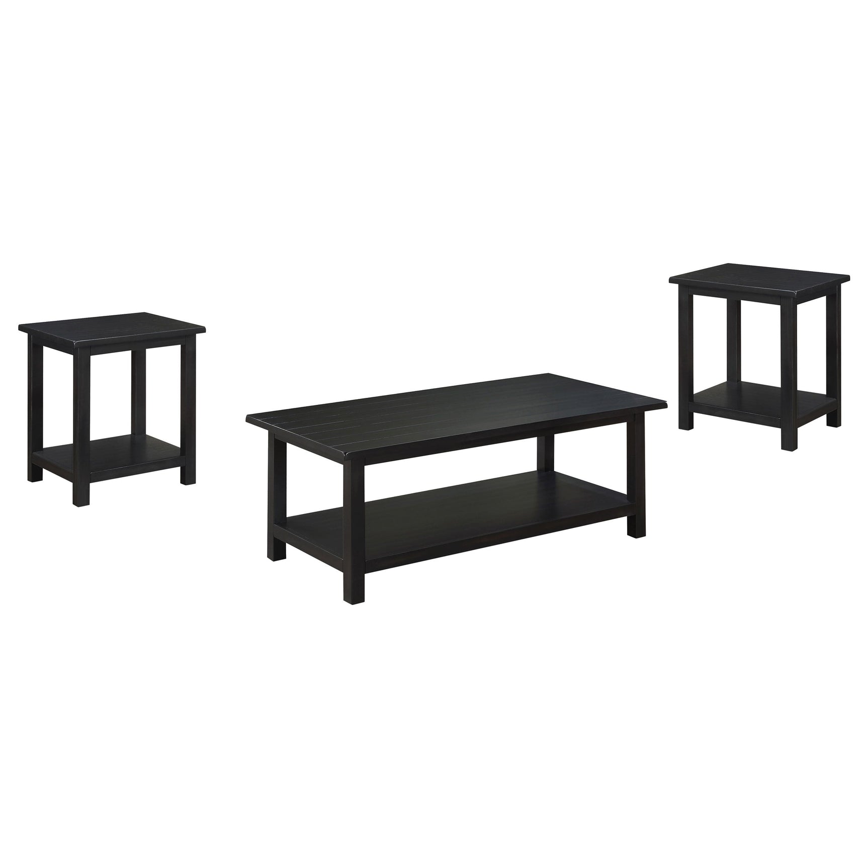 Payne 3-piece Coffee and End Table Set Distressed Java - Tampa Furniture Outlet