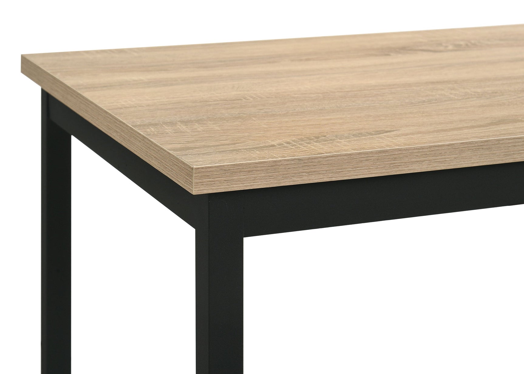 Garza Space Saving Rectangular Dining Table Greige Oak - Tampa Furniture Outlet