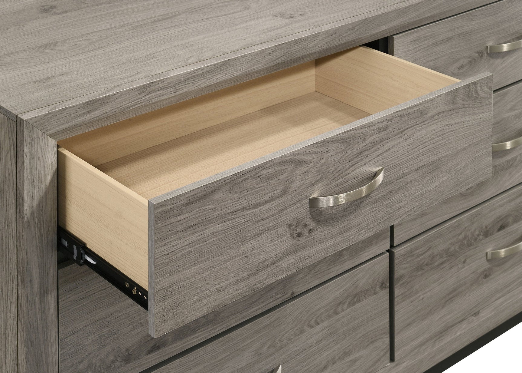 Watson 6-drawer Bedroom Dresser and Mirror Light Taupe - Tampa Furniture Outlet