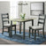 Martin 3 pc Drop Leaf Dining Set (Black Base) – SKU DMT3003DLDS | Elements