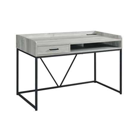 Preston - Desk - Gray - Tampa Furniture Outlet