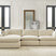Tampa Furniture Outlet - Ashley Furniture - Elyza Sectional - RAF 10-Piece Sectional / Linen - 10006S8