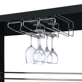 Prescott Rectangular Home Wine Table Black High Gloss - Tampa Furniture Outlet