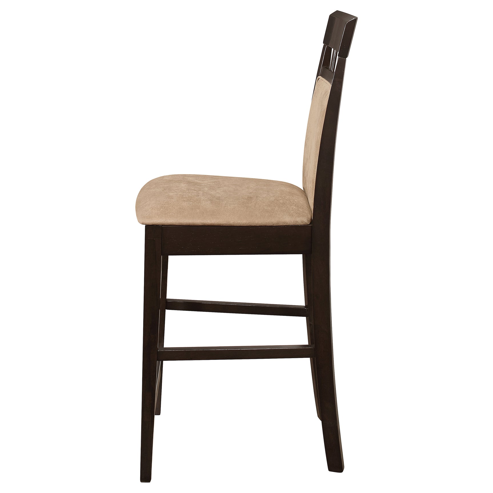 Gabriel Closed Back Counter Chair Cappuccino (Set of 2) - Tampa Furniture Outlet