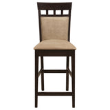Gabriel 5-piece Square Counter Height Dining Set Cappuccino - Tampa Furniture Outlet