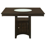 Gabriel 7-piece Square Counter Height Dining Set Cappuccino - Tampa Furniture Outlet