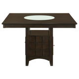 Gabriel 7-piece Square Counter Height Dining Set Cappuccino - Tampa Furniture Outlet