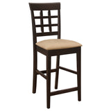 Gabriel 9-piece Square Counter Height Dining Set Cappuccino - Tampa Furniture Outlet