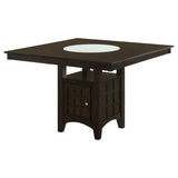 Tampa Furniture Outlet - Coaster - Gabriel 52-inch Counter Height Dining Table Cappuccino - 100438