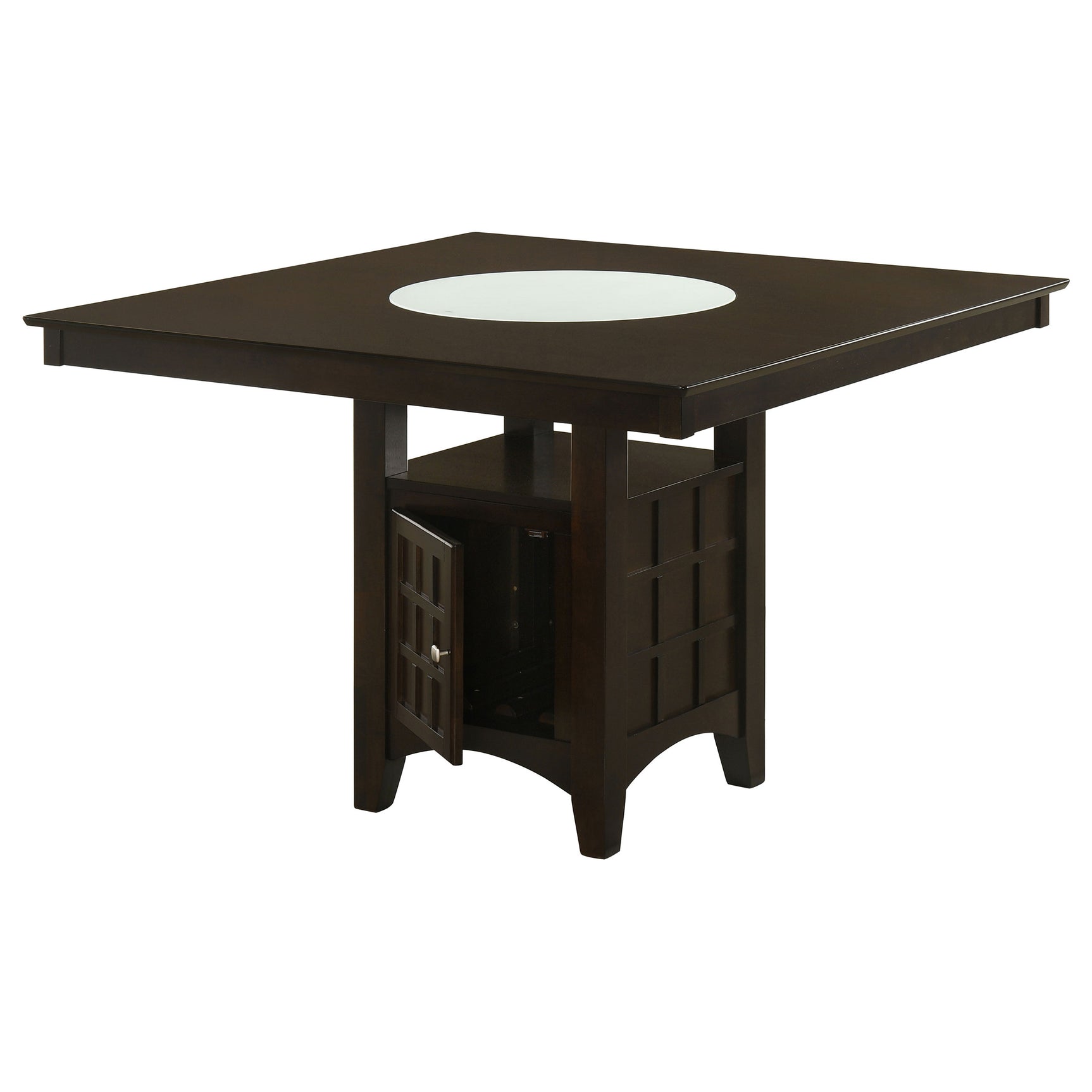 Gabriel 52-inch Counter Height Dining Table Cappuccino - Tampa Furniture Outlet