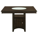 Gabriel 52-inch Counter Height Dining Table Cappuccino - Tampa Furniture Outlet